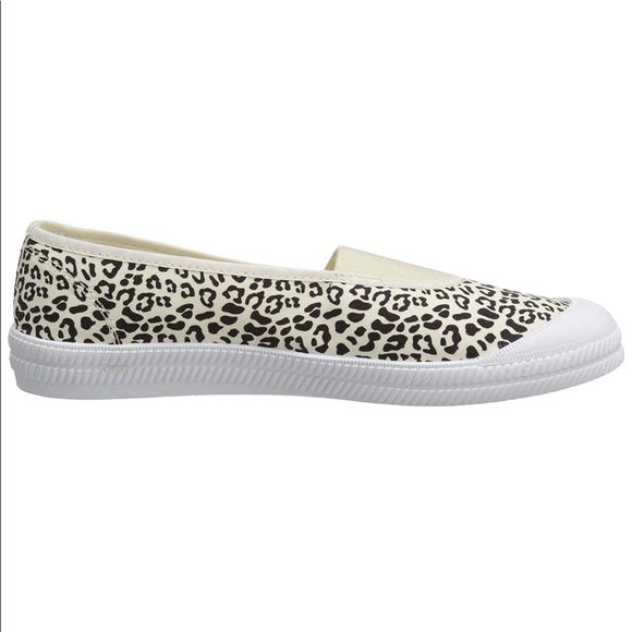 Cheetah Print Wide Fit Slip On Sneaker Flats - Picture 6 of 7
